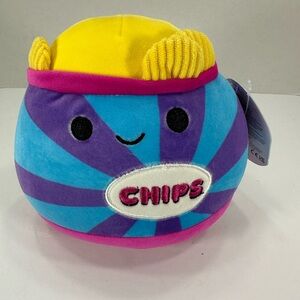 Colorful Plush Toy with Smiling Face size 7” brand new w tags